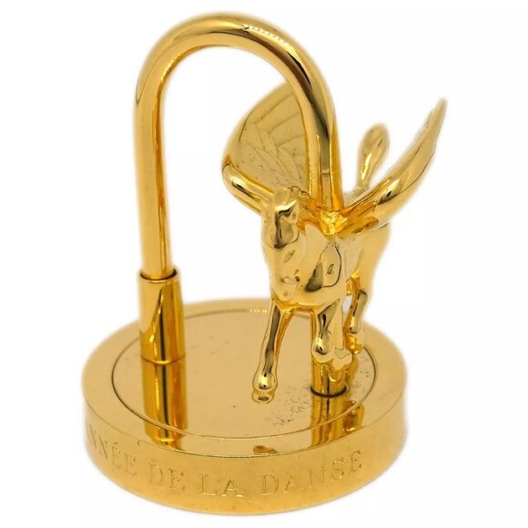 Hermes 2007 Entrez dans la danse! Pegasus Cadena Gold Small Good - Picture 3 of 5